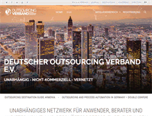 Tablet Screenshot of outsourcing-verband.org